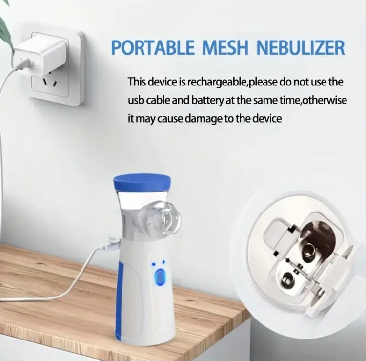 Portable Handheld Microgrid Nebulizer, Household Nebulizer For Adults, USB Medical Silent Mesh Nebulizer Portable Handheld Microgrid Nebulizer, Household Nebulizer For Adults, USB Medical Silent Mesh Nebulizer